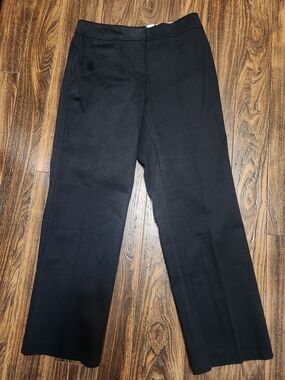 Tommy Hilfiger Black Straight-Leg Women's Pants Sz 10/30 NWT